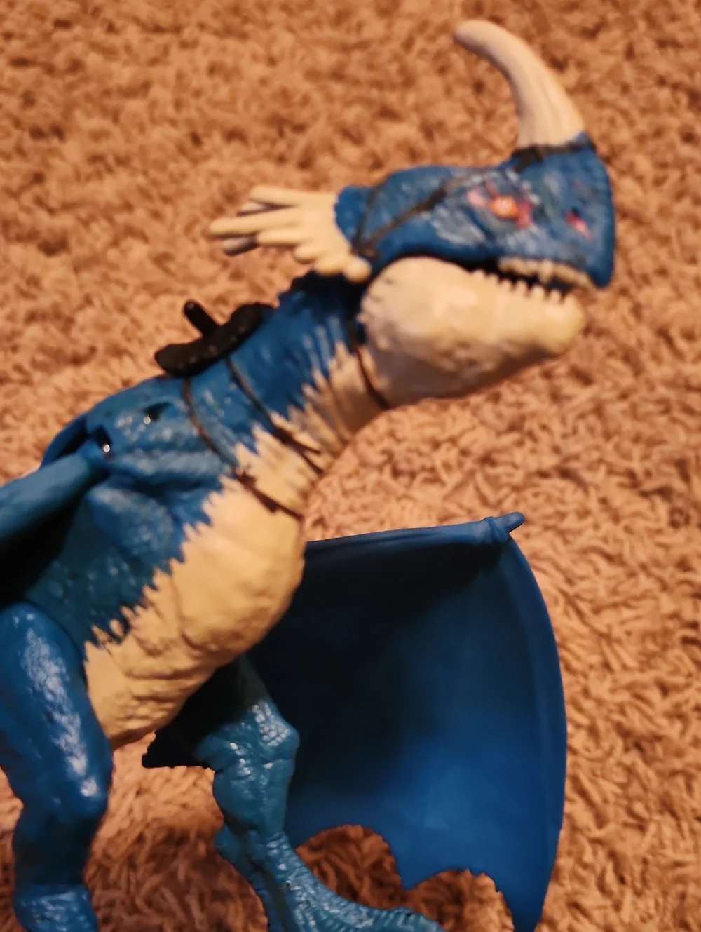 How To Train Your Dragon Deadly Nadder Blue Dragon Figure with Teal & Orange